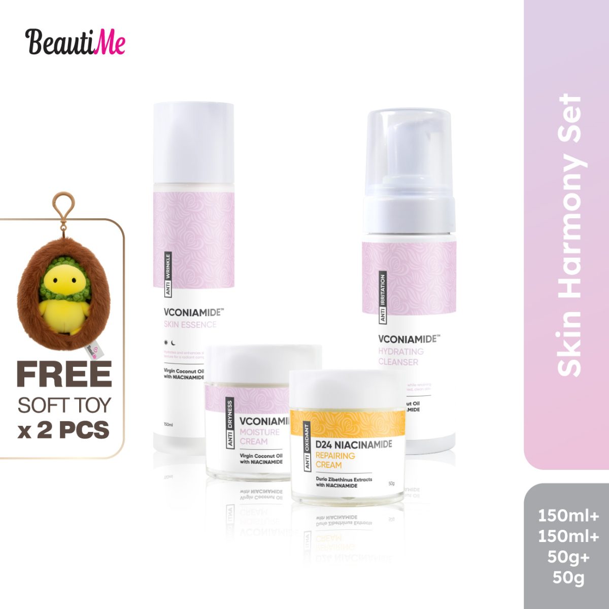beautime skin harmony set 4 in 1