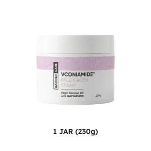 beautime vconiamide™ face & body cream (230g) barrier restoring vco repairing hydration niacinamide